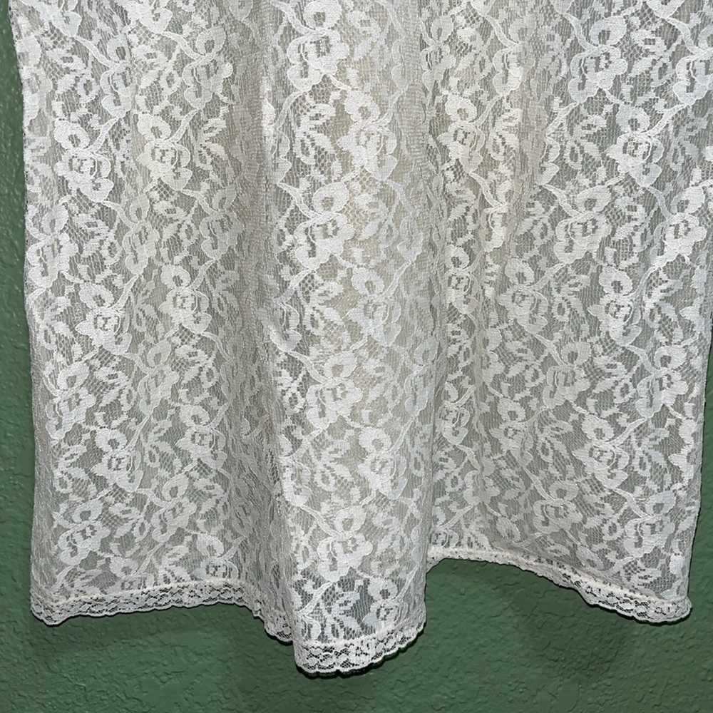 Vintage 60s Lace Slip dress Floral Dress St Michael - Picture 3 of 8